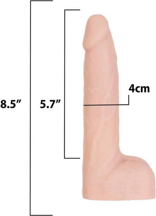 Actual product image Naked Addiction 8.5" Thrusting Dong with Remote