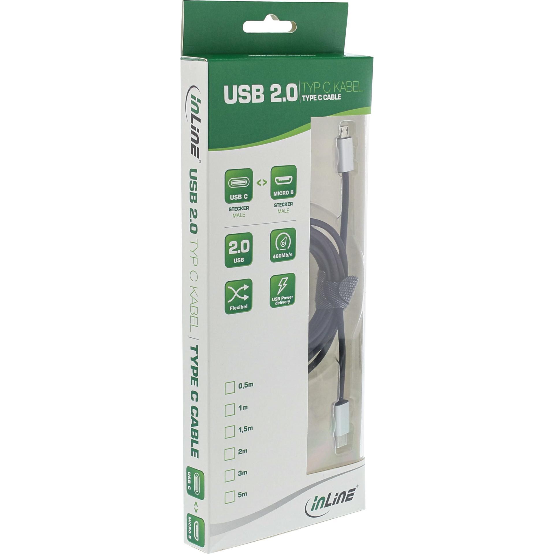 Thumbnail - InLine USB 2.0 Kabel (1.50 m, USB 2.0), USB Kabel