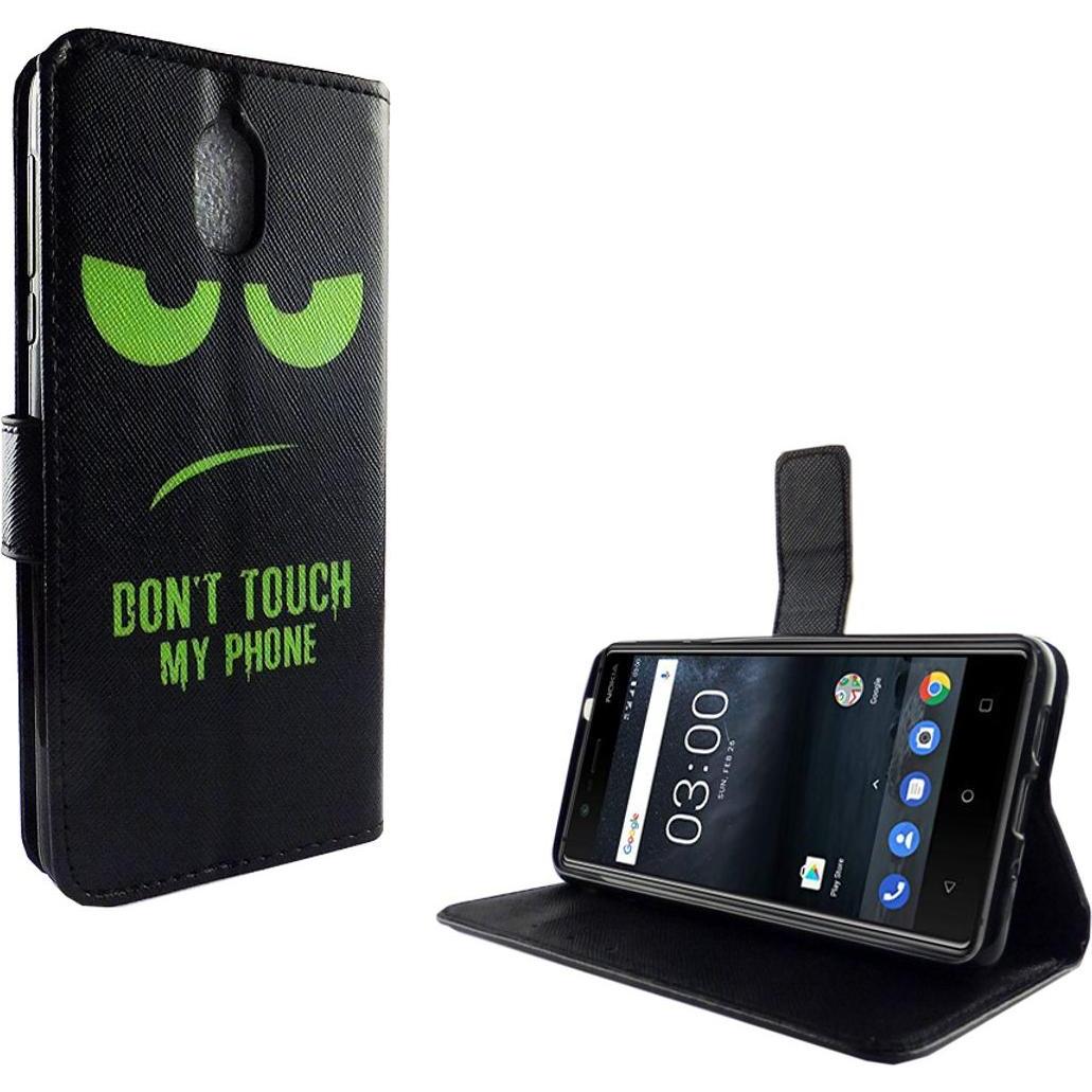 König Design Hülle Handy Schutz für Nokia 3.1 Case Cover Tasche Wallet Etui Handyhülle Bumper (Nokia 3.1), Smartphone Hü...