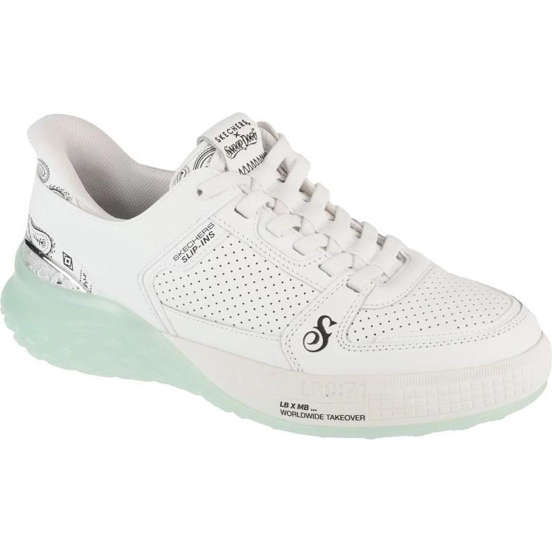 Skechers, Uomini, Sneaker, Slip-in: Snoop Sizzle Toke Bianco, Bianco, (42.5)