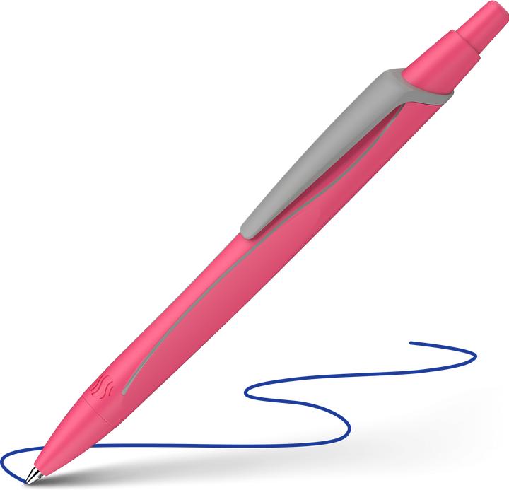 Produktbild Schneider Kugelschreiber Reco pink Schreibfarbe blau, 1 St. (Neonpink, 1 x)