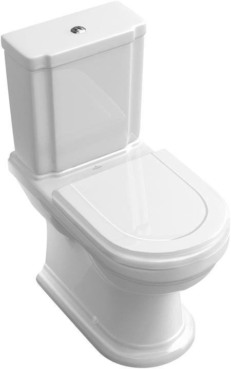 Villeroy & Boch Low-profile WC for WC combination Homage white standing with coating 666210R1
