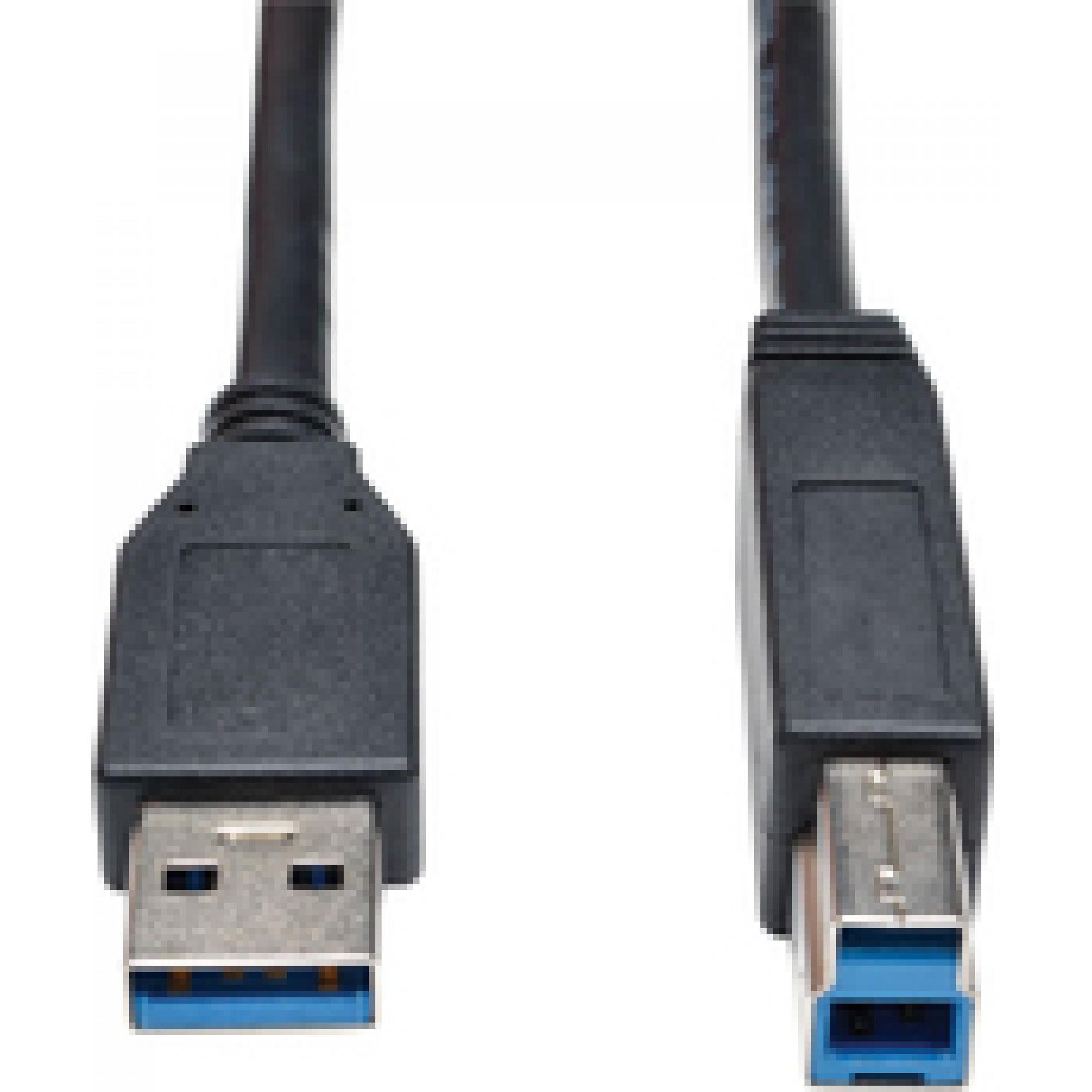 Eaton USB 3.0 SuperSpeed Device Cable AB M/M Black 6ft. 1,83m (1.83 m, USB 3.2 Gen 1), USB Kabel