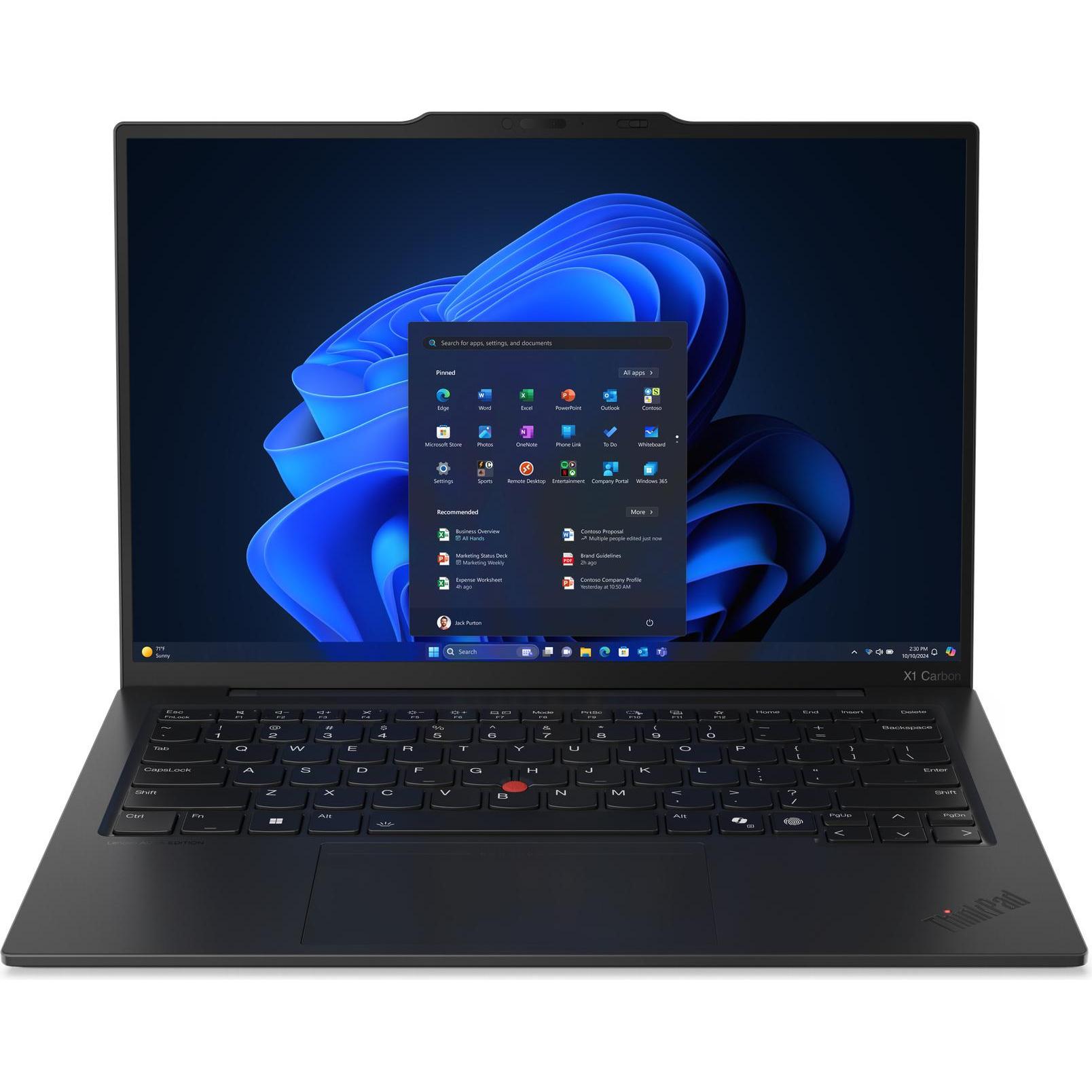 Lenovo ThinkPad X1 Carbon Gen 13 Aura Edition (14", 1000 GB, 32 GB, US), Notebook, Schwarz