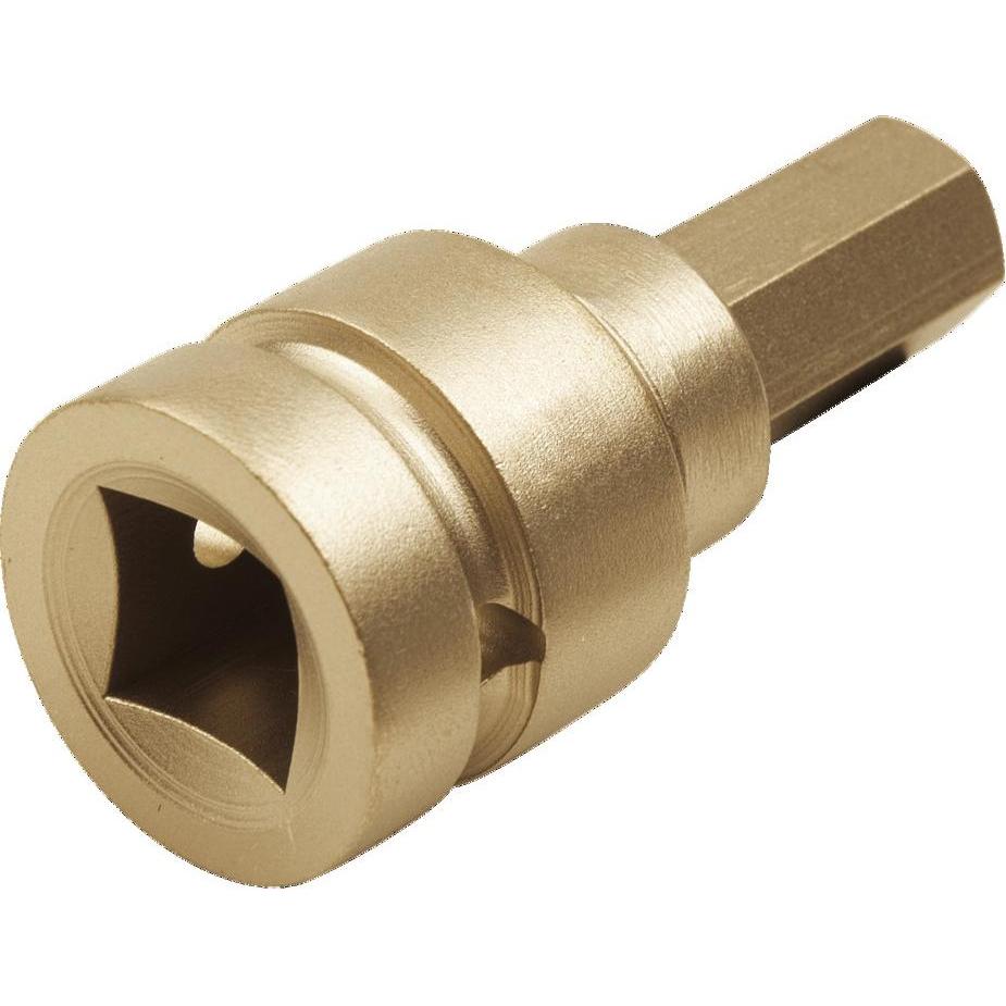 Dönges, Steckschlüssel + Stecknuss, 6-Kant-Schraubendrehereinsatz für Schlagschrauber funkenfrei, 1/2", 24 mm