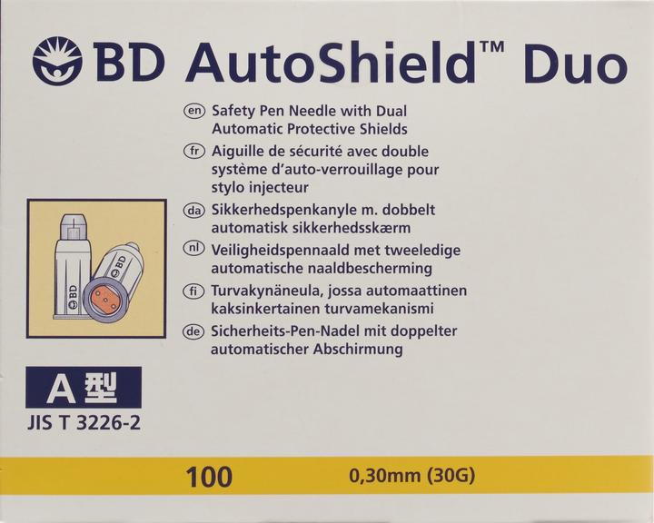 Image du produit BD Sicherheits-Pen-Nadel 8 mm (Aiguilles de stylo + aiguilles jetables)