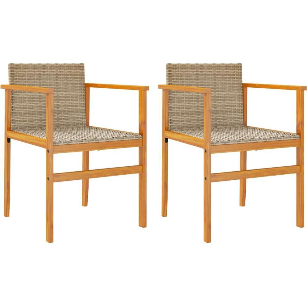 Thumbnail - VidaXL, Gartenstühle, 10-tlg. Garten-Lounge-Set mit Kissen