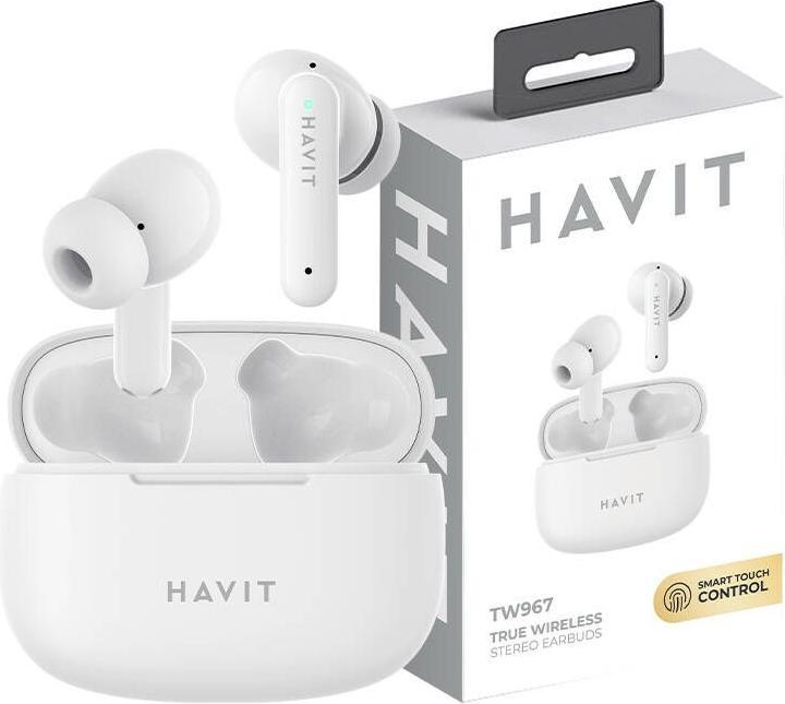 Immagine prodotto Havit TW967 Auricolari TWS (bianco) (5 h, Cablato)