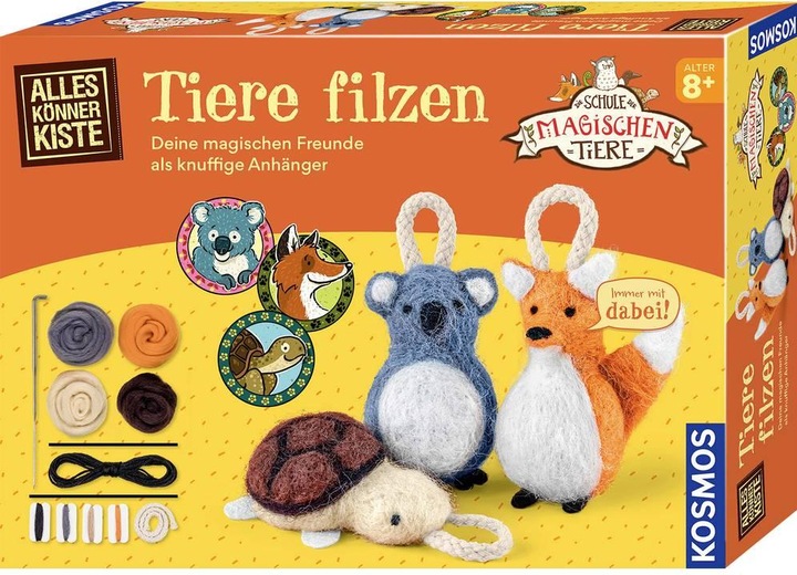 Actual product image Kosmos The school of magical animals - felting animals