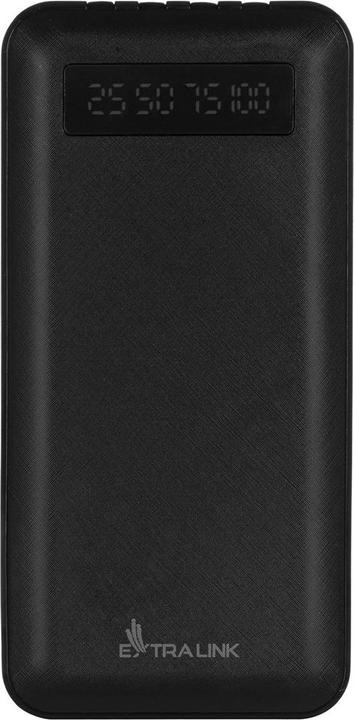 Actual product image Extralink EX.19614 power bank Lithium Polymer (LiPo) Black (20000 mAh, 10 W, 74 Wh)