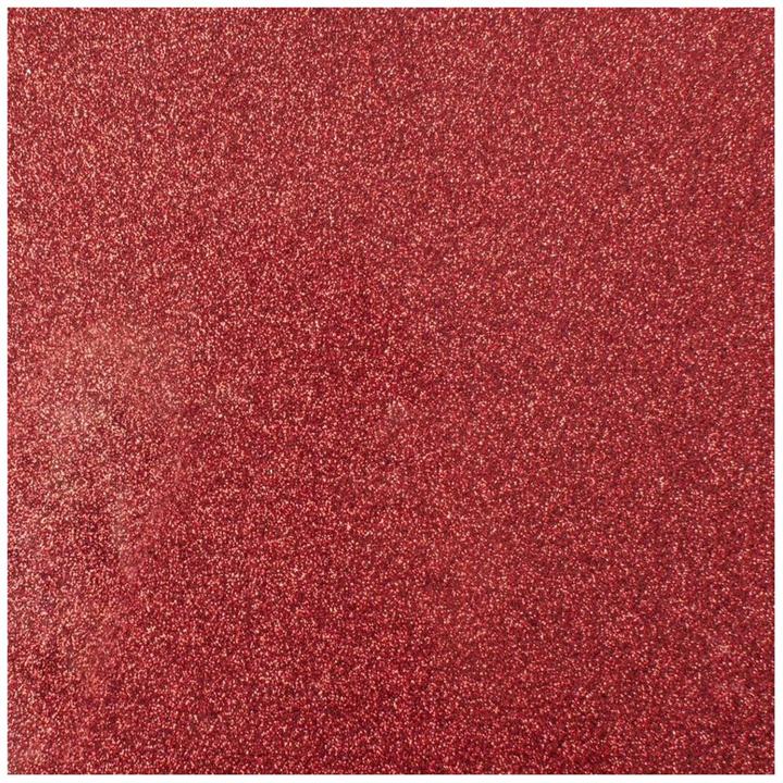 Productafbeelding Cricut Strijkfolie Smart Glitter 33 x 91 cm, 1 stuk, rood