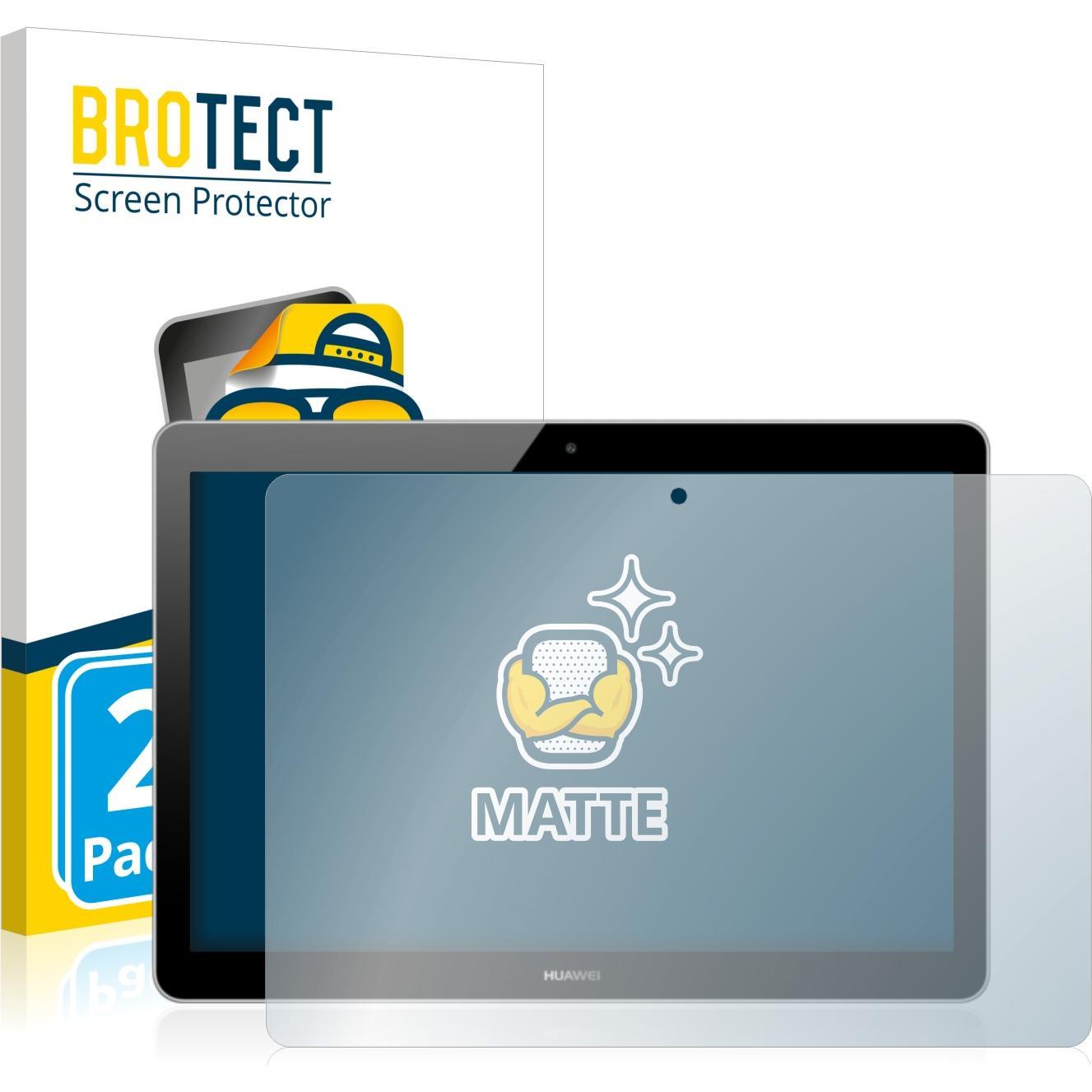 BROTECT Entspiegelungs-Schutzfolie Displayschutz Matt (2 Stück, MediaPad T3 10), Tablet Schutzfolie