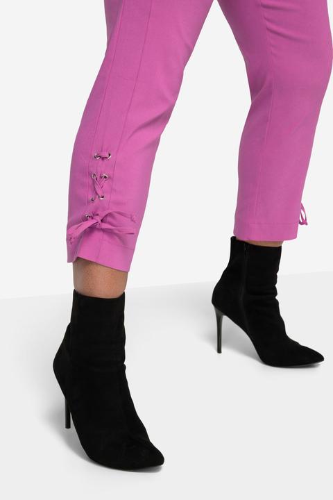 Image du produit Miamoda Pantalon en bengaline coupe Slim Fit, avec laçage sur le bas de jambe (58)