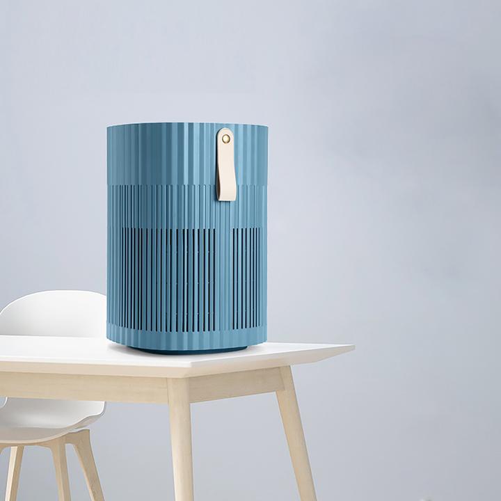 Actual product image AirExchange 150-T Staalblauw | Luchtreiniger 40m | HEPA H13 filter, Koolstoffilter en UV-C lamp | Beschermt met (40 m²)