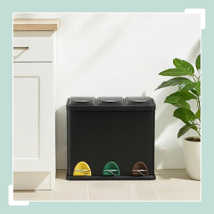 Produktbild Relaxdays Mülleimer 3x8l (8 l)