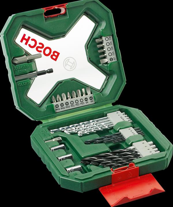Actual product image Bosch Zubehör X - Line Classic drill and bit set 34 pieces (6 mm, 5.5 mm, 7 mm, 3 mm, 5 mm, 8 mm, 2 mm, 4 mm)