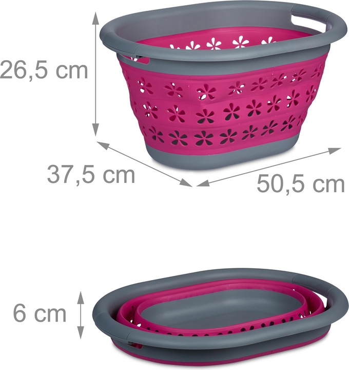 Immagine prodotto Relaxdays Cesto pieghevole (17 l)