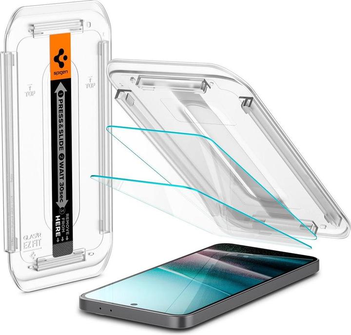Actual product image Spigen - Glas.tR EZ-FIT (2 pack) - Samsung Galaxy A36 5G - Clear (2 pcs.)