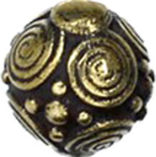 Immagine prodotto Star Piercing Palla placcata in oro con puntini a spirale (Ottone, Acciaio chirurgico 316L)