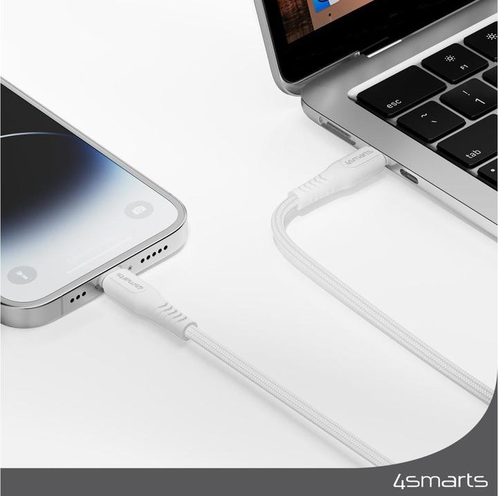 Actual product image 4smarts USB-C to Lightning Cable RapidCord (1.50 m, USB 2.0, 30 W)