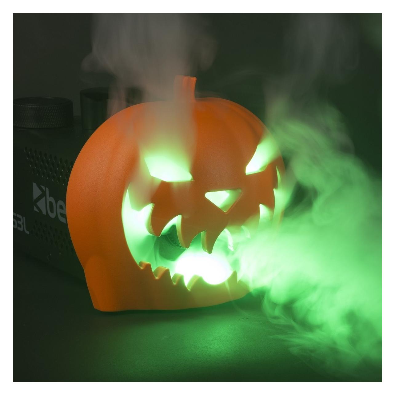 BeamZ Halloween Decoratie - Pompoen Rookmachine Met Ledâ€™s - Halloween Versiering Voor