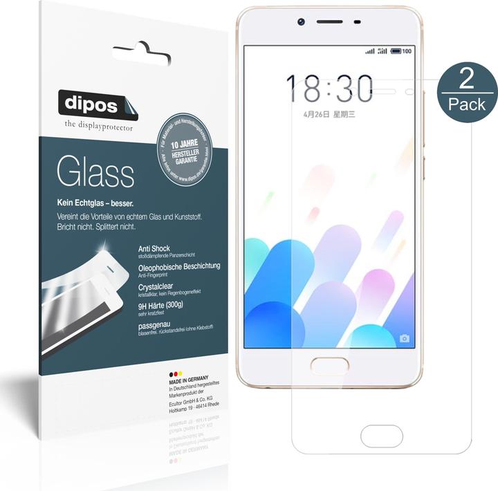 Dipos Displayschutz Anti-Shock (1 Stück, Meizu E2)