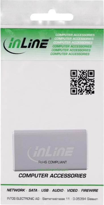 Actual product image InLine DisplayPort 1.4 Adapter (37 cm)