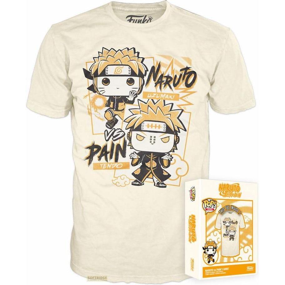 Funko, Shirt, Naruto Boxed Tee T-Shirt Naruto v Pain Grösse S, (S)