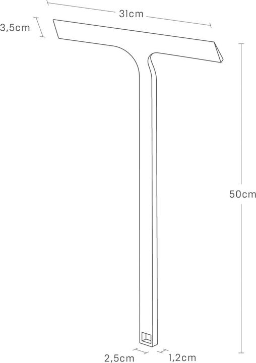 Actual product image Yamazaki Magnetic shower squeegee TOWER