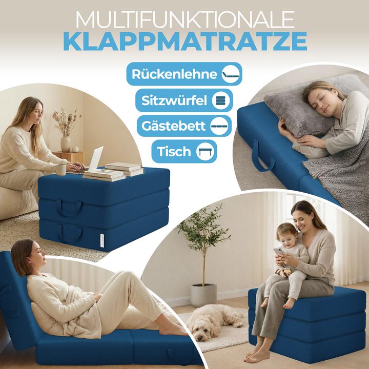 Actual product image Bestschlaf Klappbare Gästematratze (Foam core, 90 x 200 cm)