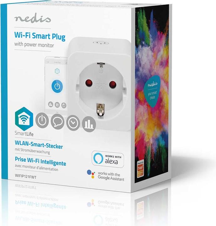 Produktbild Nedis Smartlife Smart Stecker| WLAN| Leistungsmesser| 3680 W| Type F CEE 7/3| -10