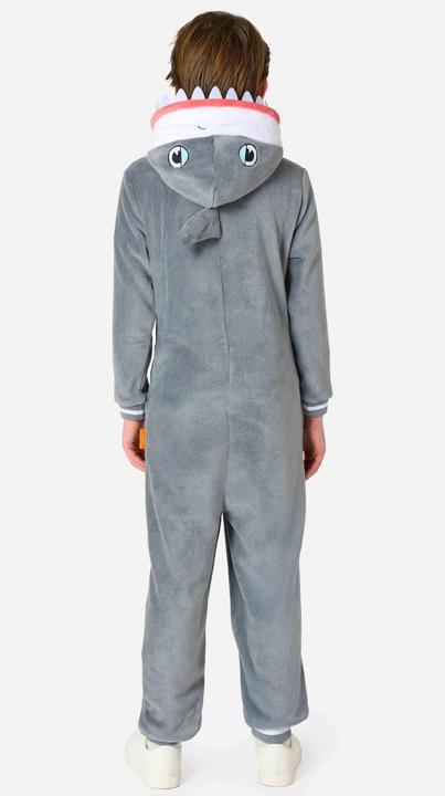 Produktbild OppoSuits Hai Onesie für Kinder (134, 140, 146, 152)