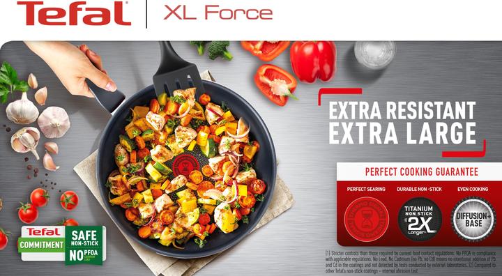 Image du produit Tefal XL Force (24 cm, Poêle à frire, Aluminium)