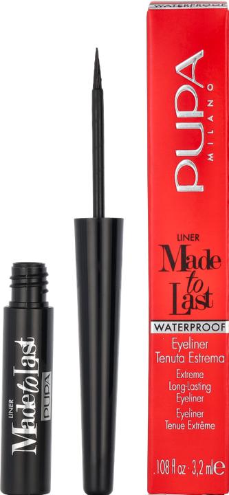 Actual product image Pupa Milano Made To Last Liner Waterproof (001 Extra Black)