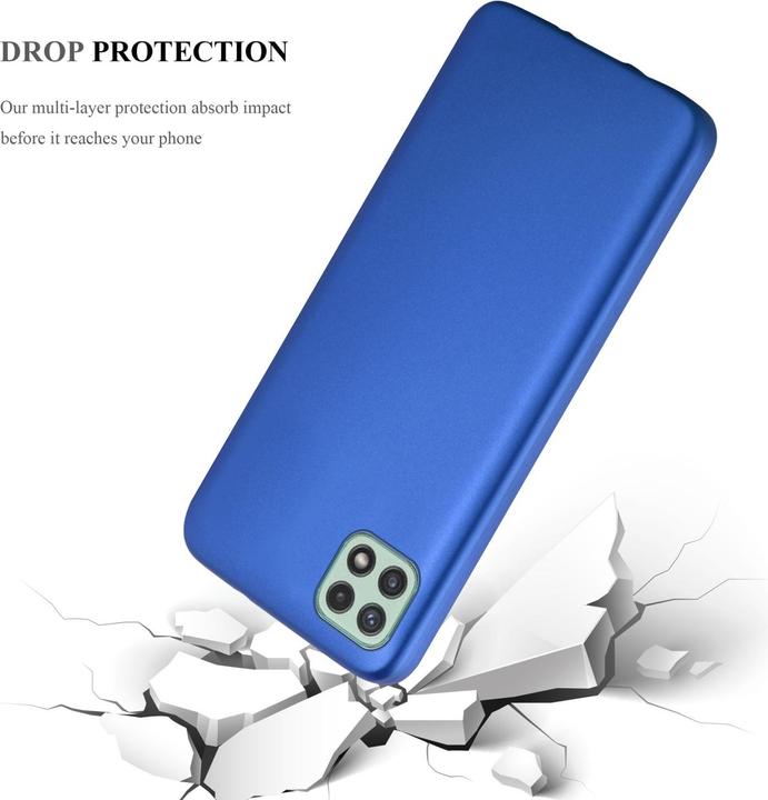 Actual product image Cadorabo Bumper TPU Matt Metallic (Samsung Galaxy A22 5G)