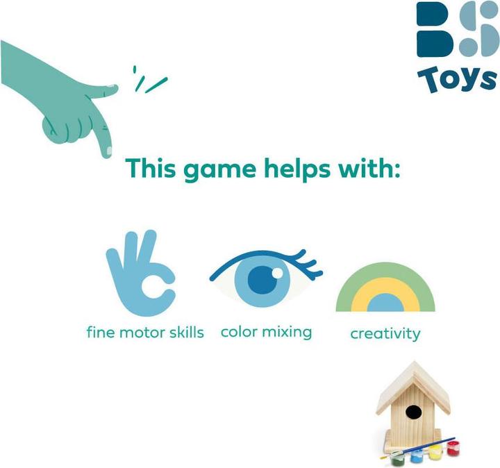 Productafbeelding BS Vogelhuisje om te schilderen