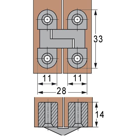 Thumbnail - Werkstarck, Türbeschlag + Scharnier, Möbelscharniere