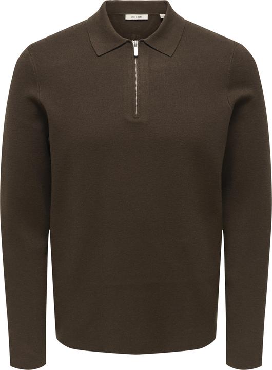 Produktbild Only & Sons Onscooper Reg Ls 12 Half Zip Polo Noos (M)