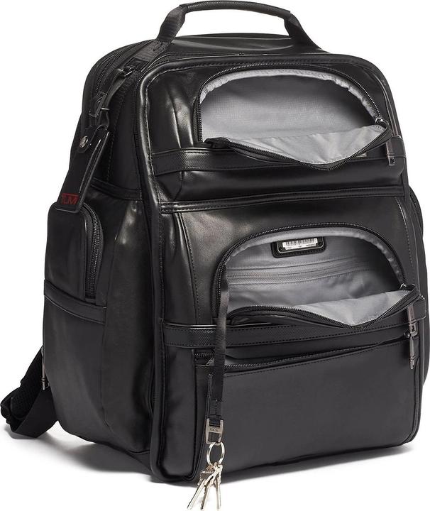 Actual product image Tumi Alpha 3 Leather Brief Pack
