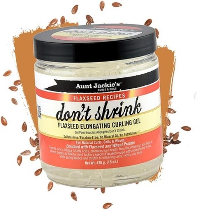 Produktbild Aunt Jackie's Flaxseed Recipes Don't Shrink Elongating Hair Curling Gel 15oz (Haargel, 426 ml)