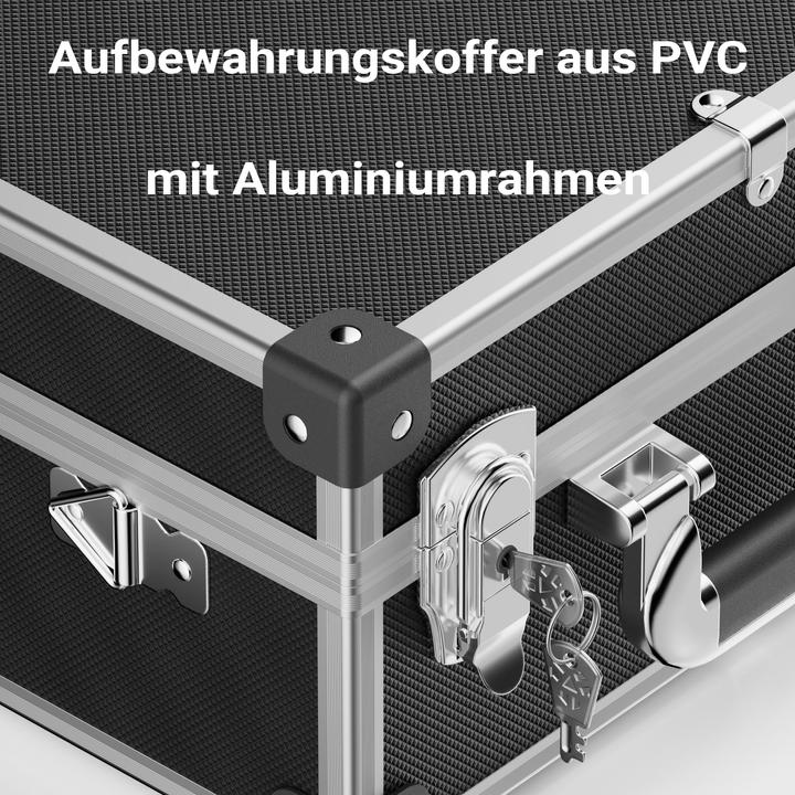 Produktbild Wiltec Alu Universalkoffer 32x23x16cm Werkzeugkoffer Werkzeugkiste Transportbox