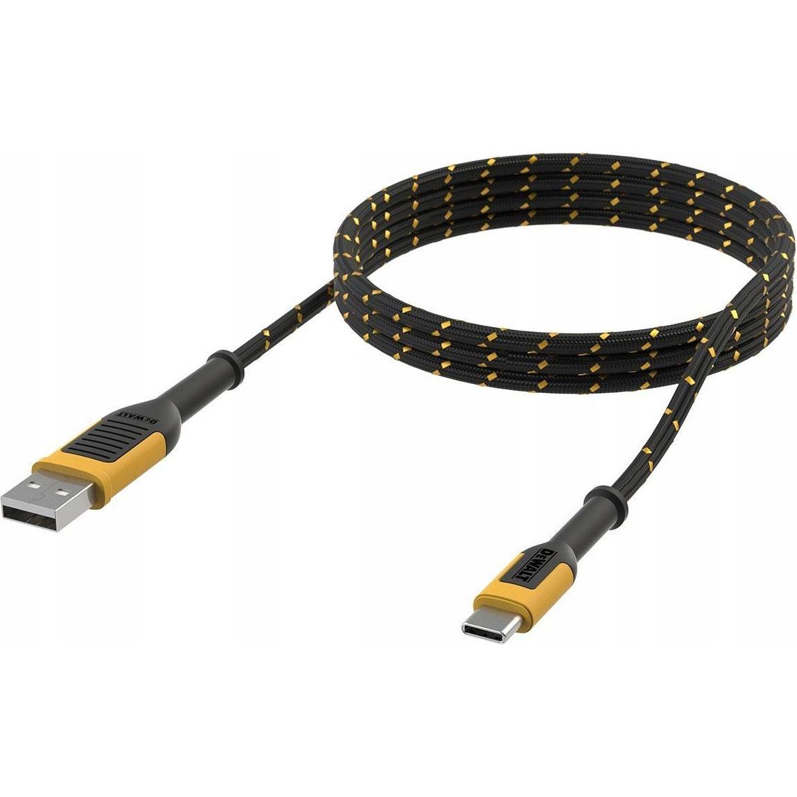 DeWalt Kabel USB USB-A - USB-C 1.8 m Czarny (DXMA131-1348-DWG) (1.80 m), Cavo USB