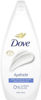 Actual product image Dove Hydrate Shower Gel - Gentle cleansing for softer, smoother skin