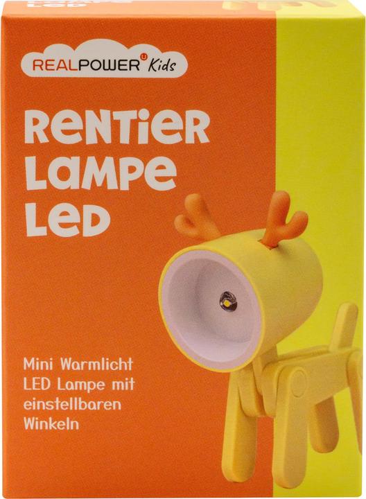 Produktbild RealPower LED-Tier Taschenlampe Yellow deer (6.40 cm)
