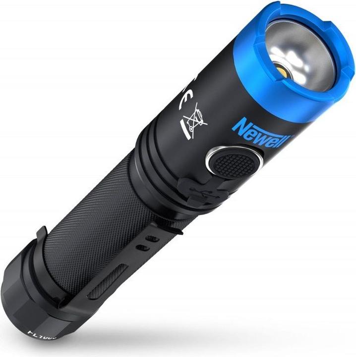 Newell FL1000 USB-C taktische Taschenlampe (15.50 cm, 1000 lm)
