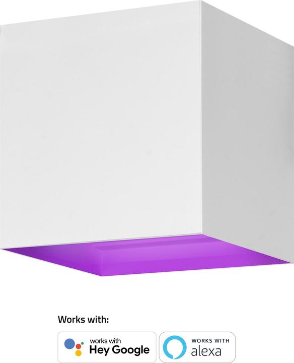 Actual product image Hombli Smart Outdoor Wall Light V2, White (600 lm, IP54)