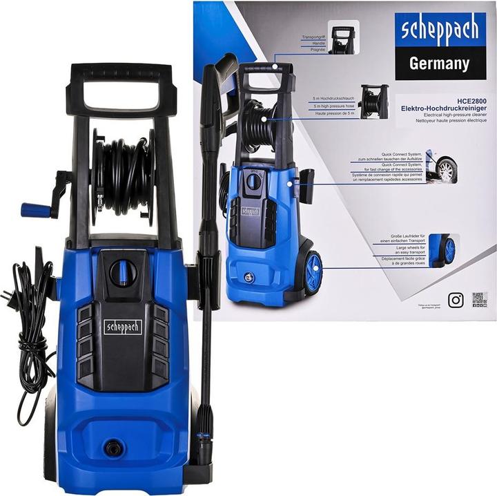 Scheppach Scheppach-Hochdruckreiniger HCE2800 (Fonctionnement sur secteur)