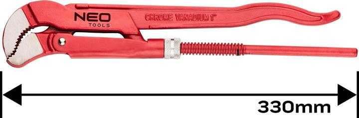 Image du produit Neo Tools Clé à pipe type "S", 1.0 ", 330 mm (330 mm)