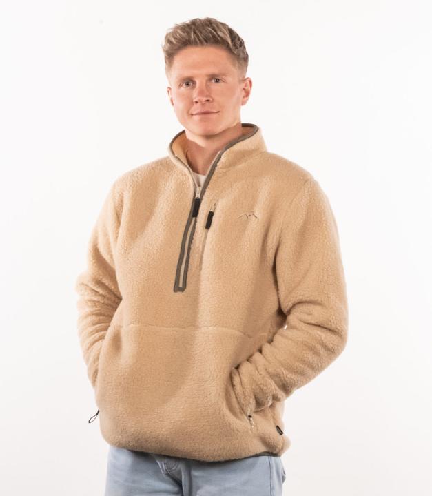 Produktbild Whatever Man Fleecepullover Bark Beige Dusty Olive Men (XL)