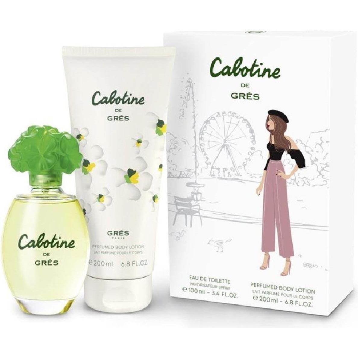 Gres by Parfums EDT Spray 3.4oz and Body Lotion 6.7oz (Parfum Set) (CU_CAE1A)